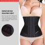 Burvogue Waist Trainer for Weight Loss-Women Trimmer Slimmer Belt Latex Corset Cincher Body Shaper