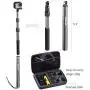 Smatree Carbon Fiber Detachable Extendable Floating Pole Compatible for GoPro MAX/GoPro Hero Fusion/8/7/6/5/4/3 Plus/3/Session/GoPro Hero 2018/DJI OSMO Action Camera Smatree Carbon Fiber Detachable Extendable Floating Pole Compatible for GoPro MAX/GoPro Hero Fusion/8/7/6/5/4/3 Plus/3/Session/GoPro Hero 2018/DJI OSMO Action Camera
