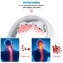 Neck Massager, Intelligent Portable Pulse 4D Cordless Trigger Point Deep Tissue Massage with Heat Birthday Gifts for Mom Wife Women Men Dad