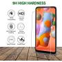 QHOHQ Screen Protector for Samsung Galaxy A11/Galaxy M11, [3 Pack] Tempered Glass Film, 9H Hardness - 2.5D Edge - No Bubbles - Anti-Fingerprint - Anti-Scratch