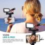 Movo Smartphone Video Kit V1 Vlogging Kit with Grip Rig, Shotgun Microphone, LED Light and Wireless Remote - YouTube Equipment Compatible with iPhone, Android Samsung Galaxy, Note - Vlogging Equipment