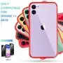 Mkeke Compatible with iPhone 11 Case, Clear iPhone 11 Cases Cover for iPhone 11 6.1 Inch… (Red) Mkeke Compatible with iPhone 11 Case, Clear iPhone 11 Cases Cover for iPhone 11 6.1 Inch… (Red)