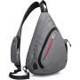 KAKA Sling Bag,Crossbody Backpack Shoulder Bag Travel With USB Charging Port