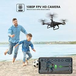 Holy Stone HS110G GPS FPV Drone with 1080P HD Live Video Camera for Adults and Kids, RC Quadcopter with GPS Auto Return Home, Auto Hover and Follow Me Mode, Long Flight Time, Easy to Fly for Beginners