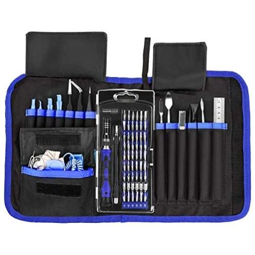 Allnice 81 in 1 Precision Screwdriver Set, Magnetic Driver Kit with 54 Bits, Electronics Repair Tool Kit for Mobile Phone and Laptop, PC, iPhone, iPad, Smartphone, Tablet, PS4