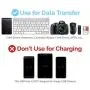 Sabrent 4-Port USB 3.0 Data Hub with Individual LED Power Switches | 2 Ft Cable | Slim & Portable | for Mac & PC (HB-UM43)