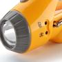 Flexzion Emergency Portable Radio FM AM LED Flashlight w/Solar & Hand Crank Powered, USB Recharging Cell Phone Charger Power Bank, Siren Alarm LED Camping Lantern Hiking Survival Gear Multi-Purpose
