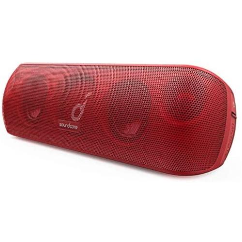 Anker Soundcore Motion+ Bluetooth Speaker with Hi-Res 30W Audio, Extended Bass and Treble, Wireless HiFi Portable Speaker with App, Customizable EQ, 12-Hour Playtime, IPX7 Waterproof, and USB-C, Red