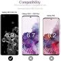 S20 Ultra Screen Protector Tempered Glass for Samsung Galaxy S20 Ultra Case Friendly 9H Hardness 3D Curved HD Coverage [Fingerprint ID Enabled] [Black] [2-Pack]a1
