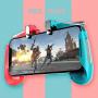 ICALL Presenting 2 in 1 Mobile Remote Controller Quick fire Button Assistant AK16 Mobile Phone Gamepad Joystick Handle L1 R1 Trigger for PUBG Sensitive Shoot || for iOS and Android