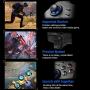 PowerLead Mobile Game Controller, PG8721 Wireless Turbo Combo Key Mapping Mobile Gamepad Compatible with IOS Android iPad Tablet