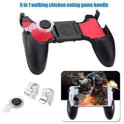 heaven2017 5 in 1 Game Grip Gamepad Controller Mobile Controller L1R1 Mobile Game Trigger for PUBG Mobile Rules of Survival Survivor Royale Critical Ops