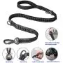 habbipet 6FT Leash for Medium Dogs Up to 150 Ibs,Reflective Bungee Shock Absorbing Dog Leash with Car Seat Belt Buckle, 2 Soft Padded Traffic Handles for Training Walking Running and Extra Control habbipet 6FT Leash for Medium Dogs Up to 150 Ibs,Reflective Bungee Shock Absorbing Dog Leash with Car Seat Belt Buckle, 2 Soft Padded Traffic Handles for Training Walking Running and Extra Control