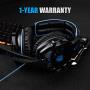 SADES Gaming Headset for Xbox One,PS4, PC Headphones with Microphone Mic for Nintendo Switch Playstation Computer, (Black)
