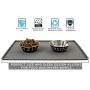 Humble Pet Food Mat Feeding Tray - Non-Slip, Anti-Spill, Raised Dog Food Mat, Easy Clean Waterproof - Premium Quality Silicone - Perfect for Dog Bowl Mat and Cat Feeding Mat Tray, 24" x 16"