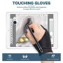 Stylus Pen for Touch Screens, XIRON Rechargeable 1.5 mm Fine Point Active Stylus Pen Smart Digital Pencil Compatible with iPad iPhone and Most Tablets High Precise Pencil with Glove
