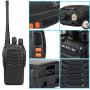 Retevis H-777 Walkie Talkies Rechargeable Long Range Led Flashlight Emergency 16CH Hand Free Two Way Radio for Adults with Usb Charging Base and Adapters(5 Pack)