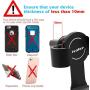Gravity Car Phone Mount, iVoler Hands Free Auto Lock One Handed Air Vent Cradle Auto Release Cell Phone Holder One-Handed Design Compatible iPhone Xs MAX X 8 7 6 Plus Samsung S9 S8 S7 Note Black