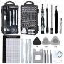 Precision Screwdriver Set, Lifegoo 122pcs Magnetic Repair Tool Kit for iPhone Series/Mac/iPad/Tablet/Laptop/Xbox Series/PS3/PS4/Nintendo Switch/Eyeglasses/Watch/Cellphone/PC/Camera/Electronic