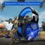 Alfheim Gaming Headset, Over Ear Headphones with LED Light & Noise Reduction Microphone for PS4, Xbox One, PC, Laptop & Smart Phone Alfheim Gaming Headset, Over Ear Headphones with LED Light & Noise Reduction Microphone for PS4, Xbox One, PC, Laptop & Smart Phone