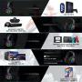RGB LED Gaming Headset PS4 Headset Gamer Headset for Xbox one Headset Gaming Headphone with Surround Sound Noise Canceling Microphone