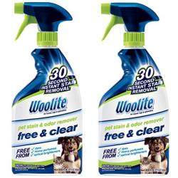 Woolite Free & Clear, Pet Stain & Odor Remover, 22oz (Pack of 2), 2719