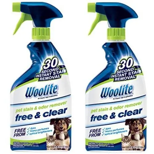 Woolite Free & Clear, Pet Stain & Odor Remover, 22oz (Pack of 2), 2719 Woolite Free & Clear, Pet Stain & Odor Remover, 22oz (Pack of 2), 2719