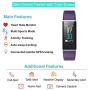 Willful Fitness Tracker IP68 Swimming Waterproof, Heart Rate Monitor Fitness Watch Sport Digital Watch with Color Screen Step Counter Sleep Tracker Call SMS SNS Notice, Smart Watch for Men Women Kids