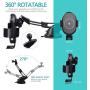 ABLEGRID Wireless Car Charger Mount, Automatic Clamping 10W/7.5W Qi Fast Charging 5W Car Mount Holder Dashboard Compatible with iPhone Xs/Xs Max/XR/X/8/8 Plus,Galaxy S10/S10+/S9/S9+/S8/S8+/Note 9/Note