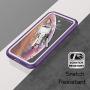 Eonfine iPhone X Case/iPhone Xs Case, Built-in Screen Protector Real 360° Full Body Protection Heavy Duty Shockproof Rugged Cover Skin for iPhone X/Xs 5.8inch (Purple/Clear)