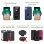 Metal Plate for Socket User, Pop-Tech MagicPlate with 3M Sticky Adhesive Replacement for Magnetic Phone Car Mount & Magnet Cell Phone Cradle Holder - 6 Rose Gold, 2 Black