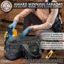 Mission Darkness X2 Faraday Duffel Bag + Detachable MOLLE Faraday Pouch. RF Shielding for Large Electronics & Mobile Devices // Used for Law Enforcement & Military Forensics + Data Privacy