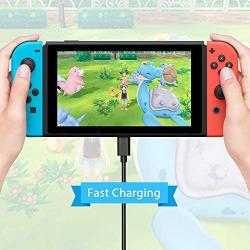 Charger Charging Cable for Nintendo Switch and Nintendo Switch Lite, 6amlifestyle USB Type C Cable (2-Pack 10FT) USB C to USB A Type C Fast Charging Cord for Switch Lite, Pro Controller, Samsung Gala
