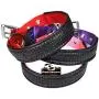Downtown Pet Supply Deluxe Adjustable Thick Dog Collar, (Blue, Red, Black, Purple, Pink - Small, Medium, Large, or X-Large)