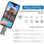 USB Flash Drive 128G, USB Memory Stick 128GB Jump Drive Thumb Drive 3.0 Flash Drive Compatible for iPhone/iPad/PC/Android Password/Touch ID Protected Flash Drive for iOS/iPhone （128G Green