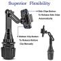 Car Cup Holder Phone Mount - Universal Adjustable Cup Holder Cradle Car Mount for Cell Phone iPhone 11 Pro/XR/Xs/XS Max/X/8/7Plus/Galaxy/Samsung