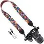 Wolven Camera Neck Shoulder Belt Strap Compatible All DSLR / SLR / Men / Women Etc, Multi-Colored Wolven Camera Neck Shoulder Belt Strap Compatible All DSLR / SLR / Men / Women Etc, Multi-Colored
