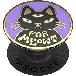 PopSockets: PopGrip with Swappable Top for Phones and Tablets - Enamel Far Meowt