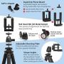 Xenvo SquidGrip Flexible Cell Phone Tripod and Portable Action Camera Holder - Compatible with iPhone, GoPro, Android, Samsung, Google Pixel and All Mobile Phones