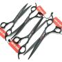 7.0in Professional Pet Grooming Scissors Set,Straight & Thinning & Curved Scissors 4pcs Set for Dog Grooming