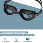 ZIONOR Nearsighted Swim Goggles, G7 Optical Shortsighted Myopia