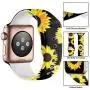 gretung Floral Bands Compatible with Apple Watch 38mm 40mm for Women, Soft Silicone Fadeless Pattern Printed Replacement Wristband Strap Compatible with iWatch Series 5 4 3 2 1, Black Sunflowers M/L gretung Floral Bands Compatible with Apple Watch 38mm 40mm for Women, Soft Silicone Fadeless Pattern Printed Replacement Wristband Strap Compatible with iWatch Series 5 4 3 2 1, Black Sunflowers M/L