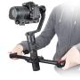 EACHSHOT Dual Handle Grip Handheld Handlebar Kit for Gimbal Zhiyun Crane Plus/Crane 2/Crane V2/Feiyu a1000/a2000/AK2000/AK4000 Gusen MOZA Air Aircross (Not Support DJI Ronin-S)