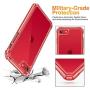 ESR Air Armor Designed for iPhone SE 2020 Case/iPhone 8 Case [Shock-Absorbing] [Scratch-Resistant] [Military Grade Protection] Hard Polycarbonate + Flexible Polymer Frame, for iPhone SE 2020/8, Red
