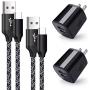 USB C Wall Charger, USB Charging Plug Charger Brick with Type C Cable Cell Phone C Charger Cord Compatible with Samsung Galaxy S10,S9,S8,A80,A70,OnePlus 7 Pro,7,6T,6,5T,Google Pixel 3a