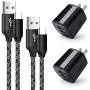 USB C Wall Charger, USB Charging Plug Charger Brick with Type C Cable Cell Phone C Charger Cord Compatible with Samsung Galaxy S10,S9,S8,A80,A70,OnePlus 7 Pro,7,6T,6,5T,Google Pixel 3a