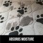 Gorilla Grip Original Waterproof Pad and Bed Mat for Dogs, Washable, Reusable Pee Pads for Dog Crates, Oeko Tex Certified, Puppy Training, Soft Absorbent Furniture Protection Pet Pads, Many Sizes