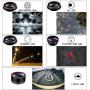 iPhone Lens Kit, Phone Camera Lens 9 in 1 Zoom Telephoto Lens+198° Fisheye +0.35X Super Wide-Angle + 20X Macro Lens + 0.63X Wide Lens + CPL +Kaleidoscope Lens +Starburst for Samsung Android Smartphone