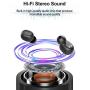 Wireless Earbuds, QCY Wireless Bluetooth Earbuds 5.0 3D Stereo Sound True Wireless Headphones with Built-in Microphone, Instant Pairing Earphones with Portable Charging Case for All Mobile Systems