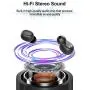 Wireless Earbuds, QCY Wireless Bluetooth Earbuds 5.0 3D Stereo Sound True Wireless Headphones with Built-in Microphone, Instant Pairing Earphones with Portable Charging Case for All Mobile Systems